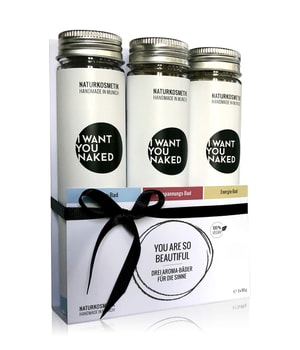 I WANT YOU NAKED You are so beautiful Aroma-Bad Set Badezusatz 3x90 g I WANT YOU NAKED You are so beautiful Aroma-Bad Set Badezusatz 3x90 g