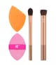 Real Techniques Matte + Merry Set Brush + Sponge + Puff Pinselset 1 Stk 0079625450781 pack-shot_de