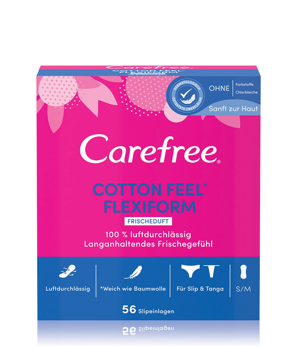 Carefree Cotton Feel Flexiform Frischeduft Slipeinlage bestellen | flaconi