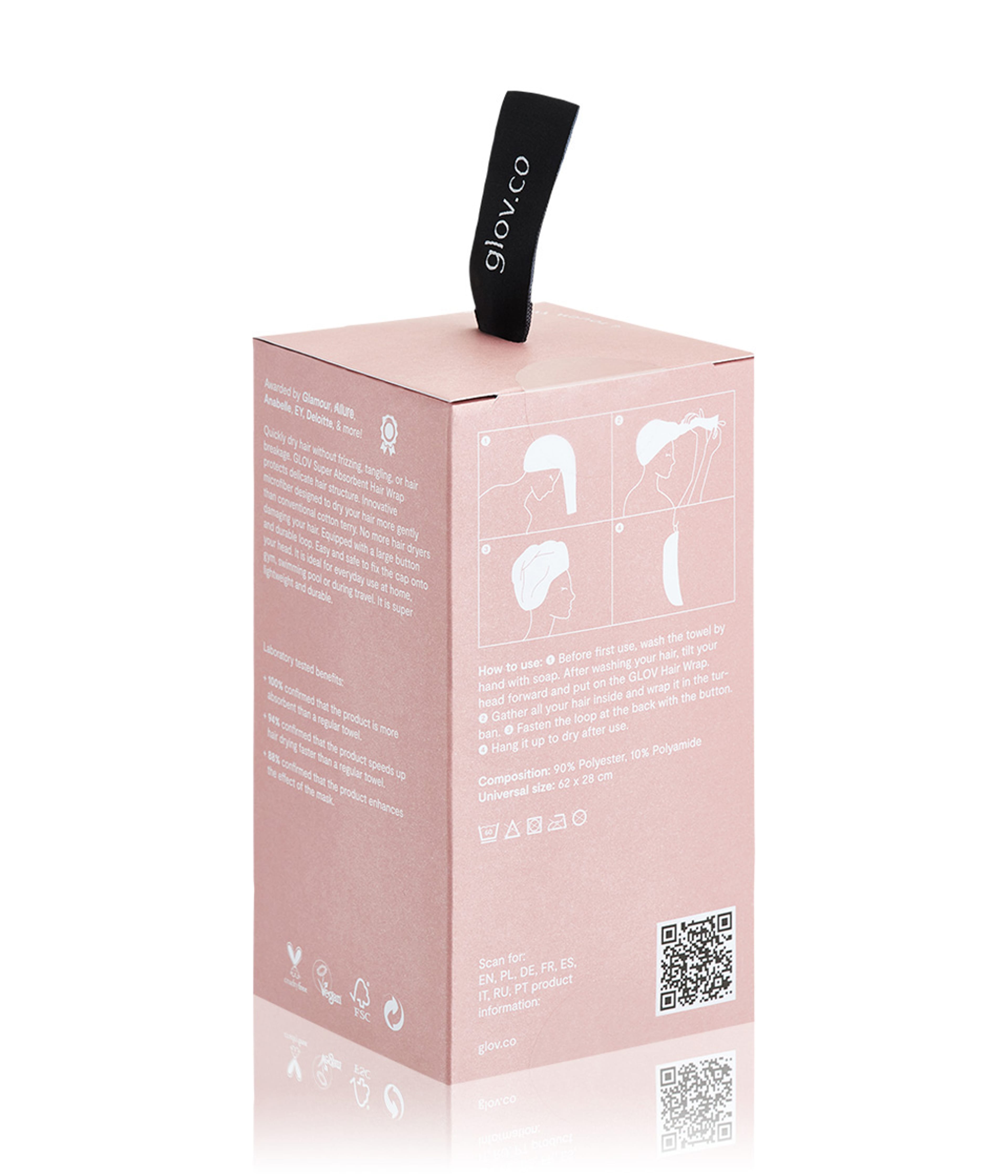 Produktbild 4 von 6, GLOV Hair Wrap cheetah Handtuch