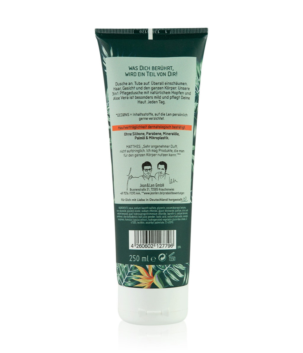 Jean & Len Philosophie Hopfen & Aloe Vera Duschgel bestellen flaconi