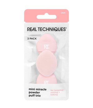 Real Techniques Mini Miracle Powder Puff Trio Make-Up Schwamm