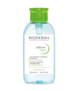 Bioderma Sébium H2O Mizellenreinigungswasser für unreine und ölige Haut Pump Make-up Entferner 500 ml