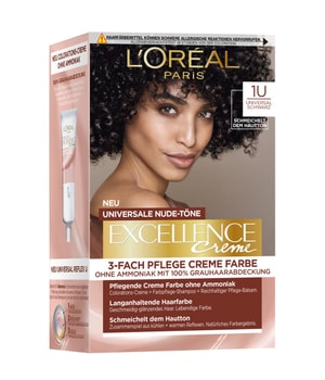 L'Oréal Paris Excellence Crème Nudes 1U - Schwarz Haarfarbe