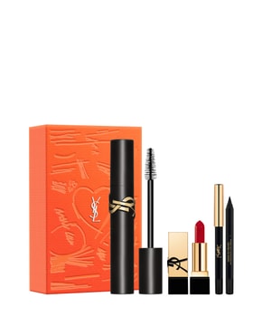 Yves Saint Laurent Yves Saint Laurent Lash Clash Mascara + Mini Rouge Pour Couture + Mini Kajalstift Augen Make-up Set