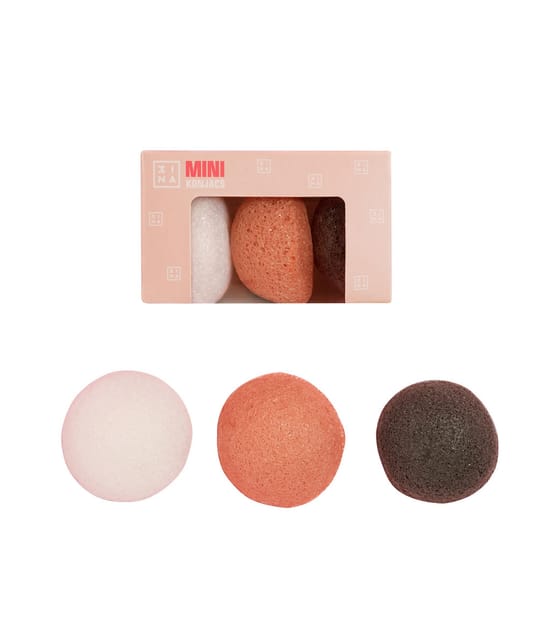 3INA Mini Konjac Gesichtsschwamm 3 Stk 8435446410113 pack-shot_de