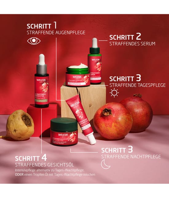 Weleda Granatapfel & Maca-Peptide Nachtcreme 40 ml 4001638580090 visual-shot_de