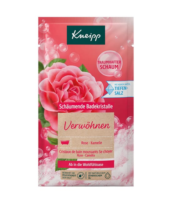 Kneipp Schäumende Badekristalle Verwöhnen Badesalz 80 g 4008233171432 base-shot_de