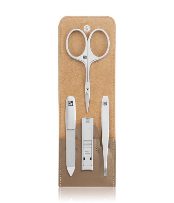 Produktbild 1 von 5, Zwilling Premium Maniküre Set 4tlg. in Beige Maniküre-Set