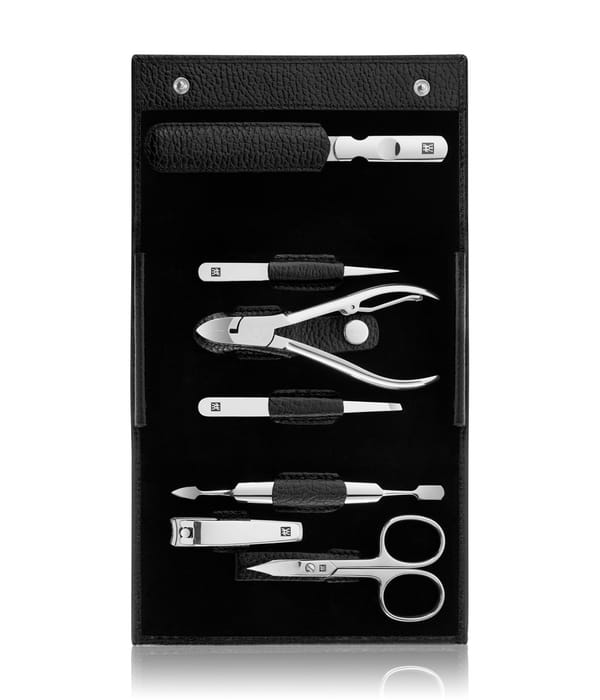 Produktbild 1 von 4, Zwilling Classic Maniküre Set 7tlg. in schwarz Maniküre-Set