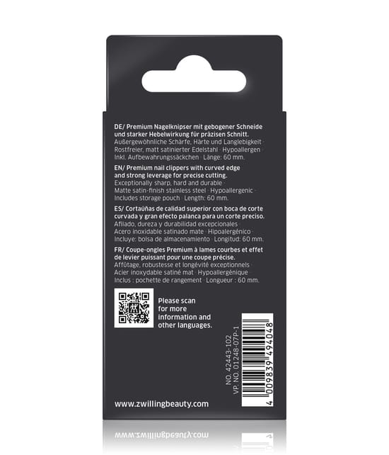 Zwilling Premium Nail clipper Nagelknipser 1 Stk 4009839494048 detail-shot_de