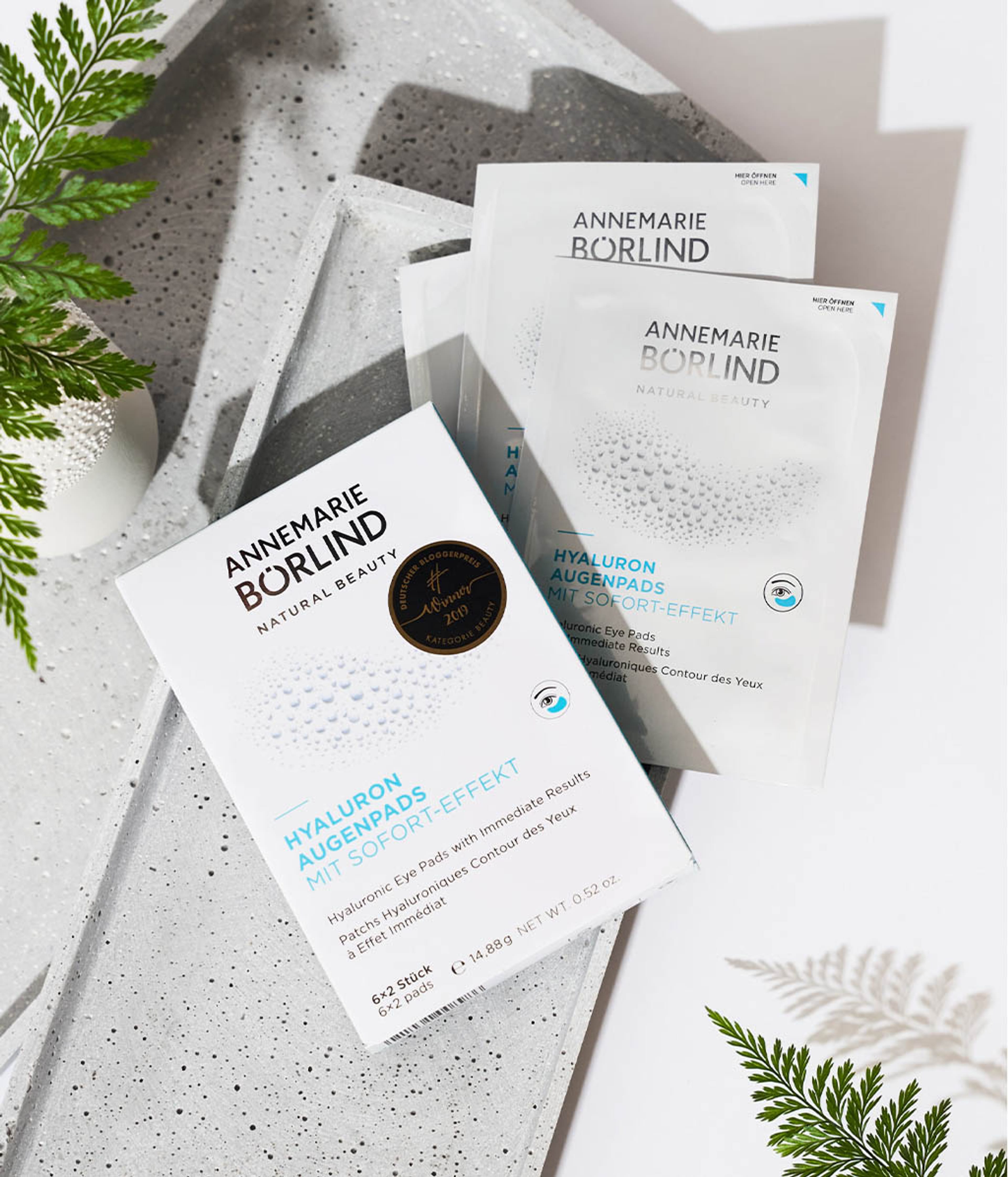 Produktbild 4 von 6, ANNEMARIE BÖRLIND HYALURON Augenpads