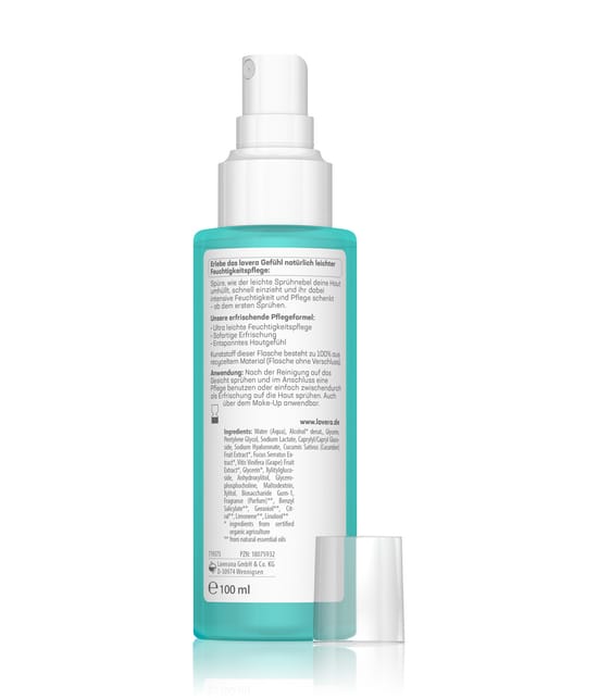 lavera Hydro Refresh Gesichtsspray 100 ml 4021457653515 pack-shot_de