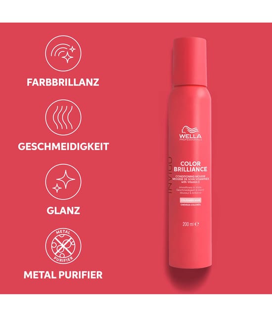 Wella INVIGO Color Brilliance Schaumfestiger 200 ml 4064666585680 visual-shot_de