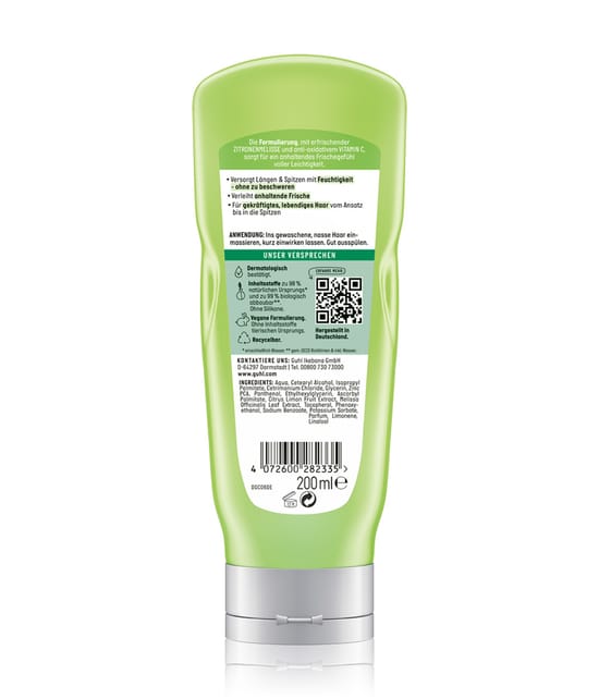GUHL Frische & Leichtigkeit Conditioner 200 ml 4072600282335 pack-shot_de