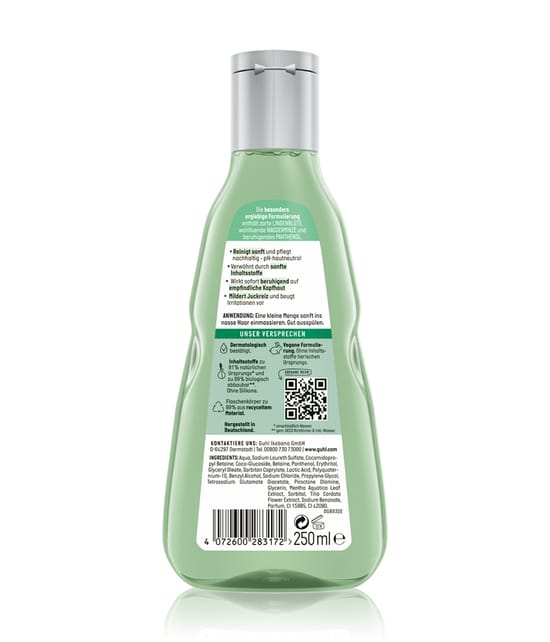 GUHL Kopfhaut Sensitiv Haarshampoo 250 ml 4072600283172 pack-shot_de