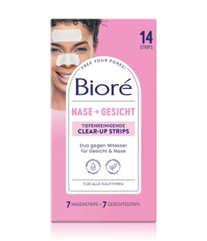 Bioré Nase + Gesicht Mitesser Strips 14 Stk 5017634236960 base-shot_de