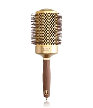 Olivia Garden Rundbürste – Expert Blowout Shine, Gold & Braun, 65 mm