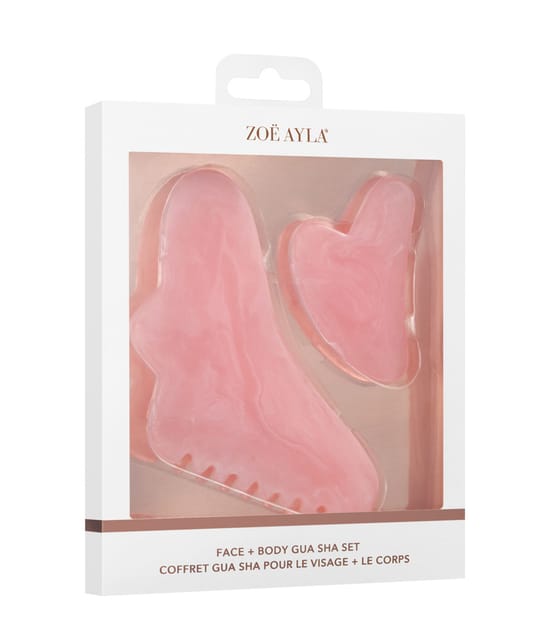 Zoë Ayla Body and Face Gua Sha Set Gesicht Roll-On 2 Stk 686012020207 pack-shot_de