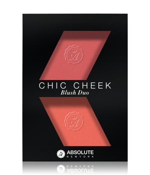 Absolute New York Chic Cheek Blush Duo Rouge  Pure Pink/papaya Matte