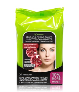 Absolute New York Make-up Cleansing Tissues Pomegranate Reinigungstuch  33 Stk