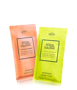 Acqua Colonia White Peach & Coriander Lime & Nutmeg Erfrischungstücher  10 Stk
