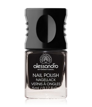 Alessandro Nail Polish Colour Explosion Nagellack Nr. 177 - Midnight Black
