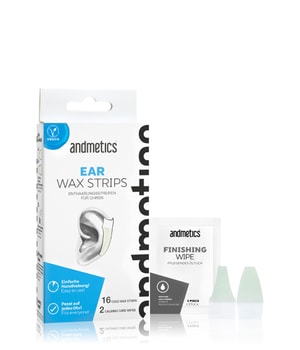 andmetics Ear Wax Strips Kaltwachsstreifen 16 Stk 9120064111304 base-shot_de