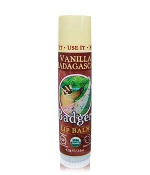 Badger Lip Balm Vanilla Madagascar Lippenbalsam  Transparent