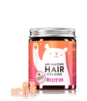 bears with benefits Ah-Mazing Hair Vitamins Biotin Nahrungsergänzungsmittel  60 Stk