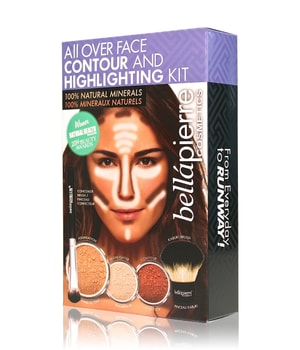 bellápierre All Over Face Highlight & Contour Kit Deep Gesicht Make-up Set  no_color
