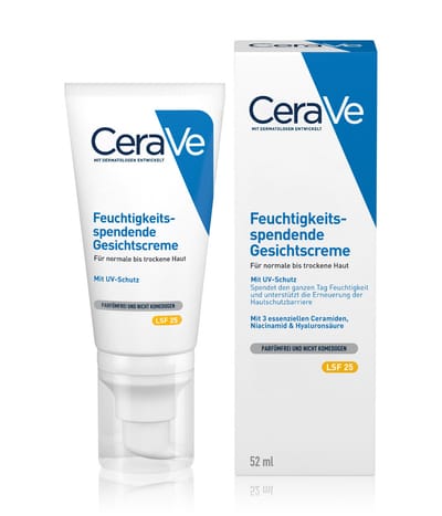 CeraVe® Feuchtigkeitsspendende Gesichtscreme Tagescreme 52 ml 3337875597487 base-shot_de