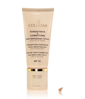 Collistar Face Foundation + Concealer Duo LSF 15 Flüssige Foundation  Nr. 7 - Biscotto
