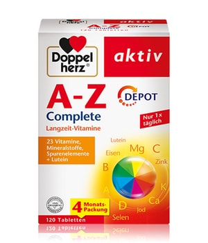 Doppelherz aktiv A-Z Depot Complete Langzeit-Vitamine Nahrungsergänzungsmittel 120 pcs unisex