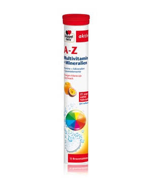 Doppelherz aktiv A-Z Multivitamin + Mineralien, Brausetabletten Nahrungsergänzungsmittel 15 pcs unisex