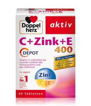 Doppelherz aktiv C + Zink + E Depot Nahrungsergänzungsmittel 40 pcs unisex