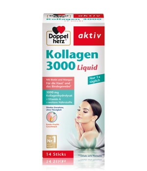 Doppelherz aktiv Kollagen 3000 Liquid Nahrungsergänzungsmittel 14 pcs unisex