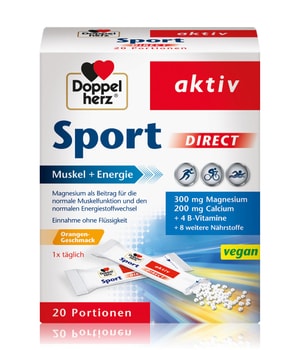 Doppelherz aktiv Sport Direct, Vitamine + Mineralien Nahrungsergänzungsmittel 20 pcs unisex