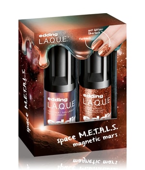 edding L.A.Q.U.E. Space Metals Magnetic Mars Nagellack-Set  no_color