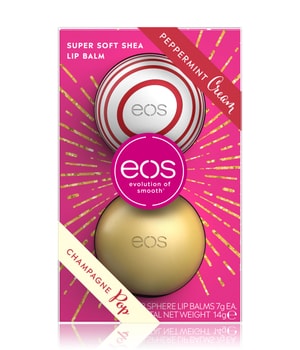 eos Limited Edition Winter Peppermint Cream & Champagne Pop Lippenpflegeset  1 Stk