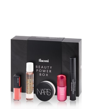 Flaconi Beauty Power Box (20ml Parfüm + Lipgloss + 10ml Gesichtsserum + Loser Puder + Mascara)