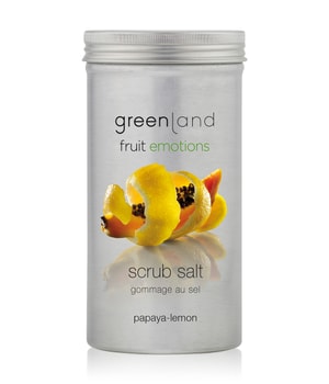 Greenland Fruit Emotions Papaya-Lemon Scrub Salt Körperpeeling  400 g