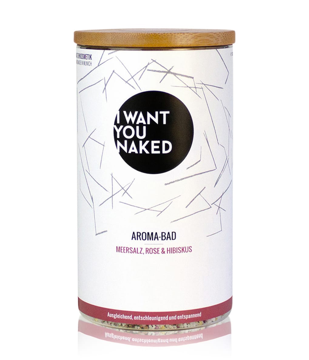 I WANT YOU NAKED Meersalz, Rose & Hibiskus Badezusatz 620 g 785983388955 base-shot_de