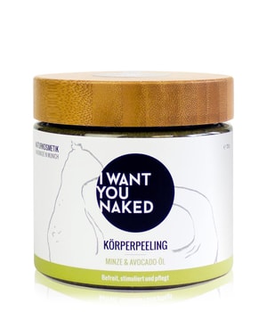 I Want YOU Naked Minze & Avocado-Öl Körperpeeling 720 g unisex