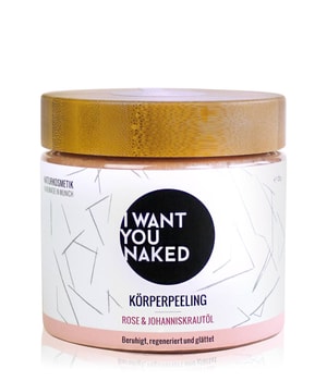I WANT YOU NAKED Rose & Johanniskrautöl Körperpeeling  720 g