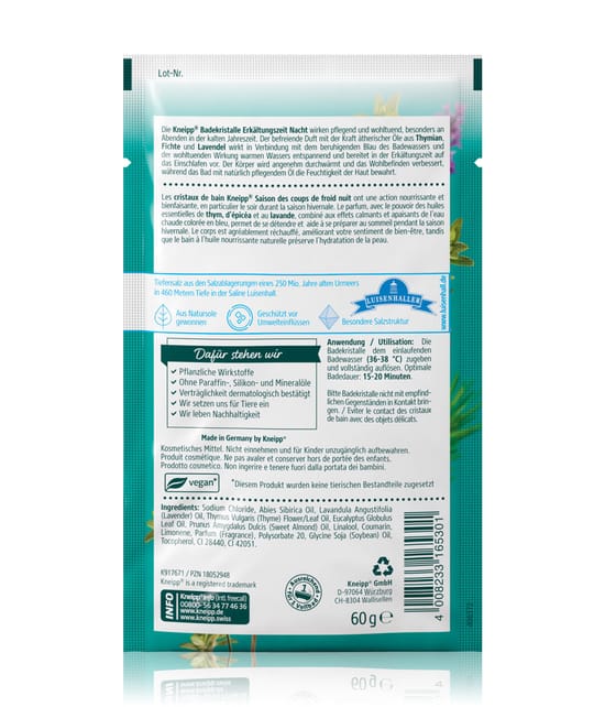 Kneipp Badekristalle Badesalz 60 g 4008233165301 pack-shot_de