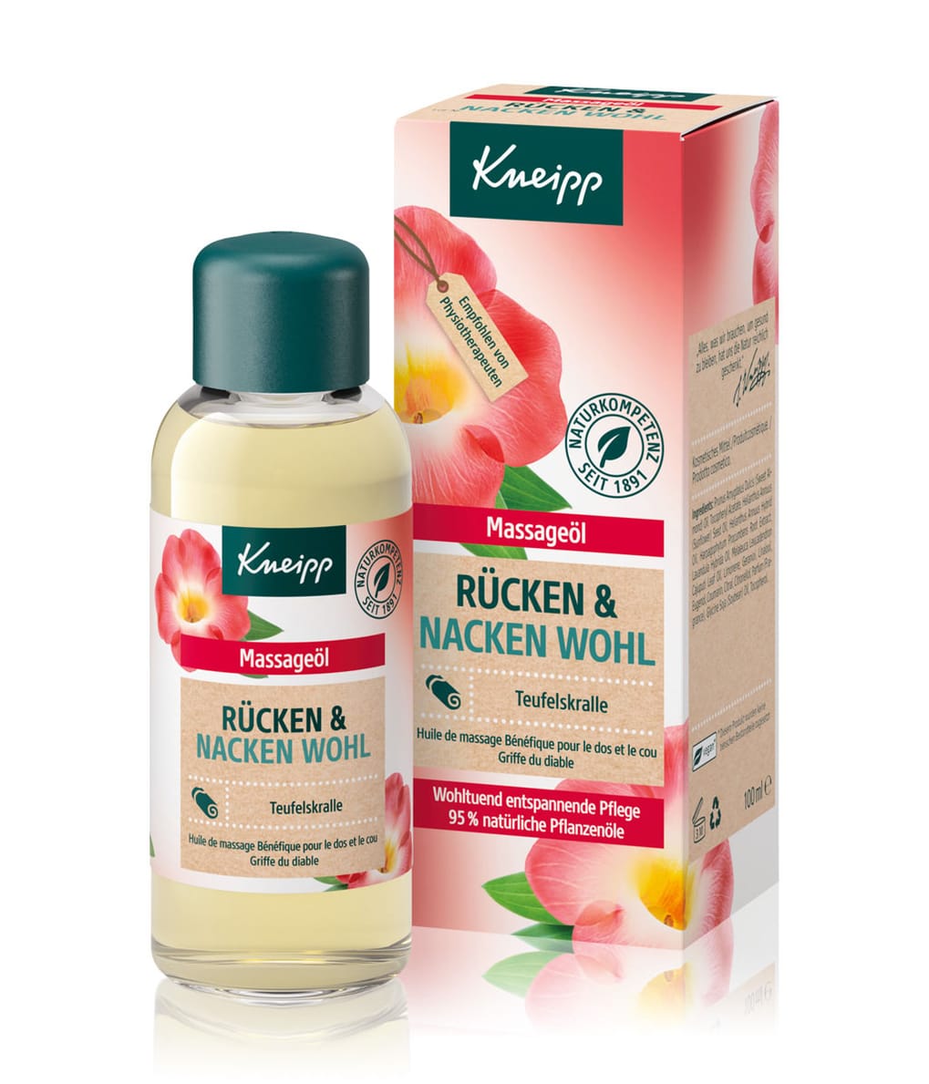 Kneipp Rücken & Nacken Wohl Massageöl 100 ml 4008233165325 base-shot_de