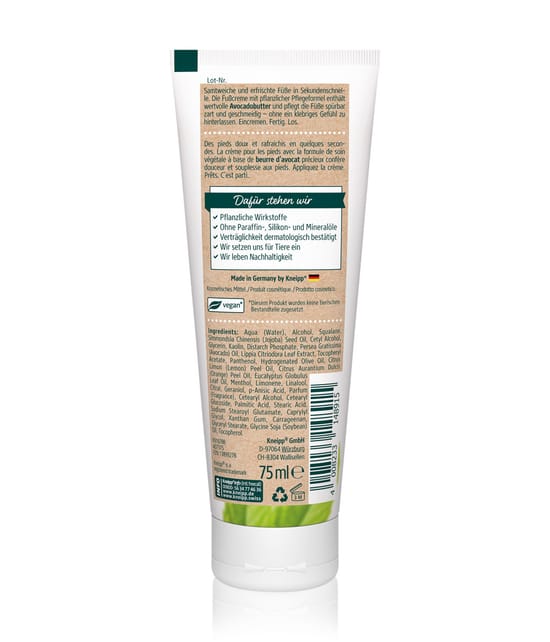 Produktbild 2 von 4, Kneipp Sekunden-Fußcreme Fußcreme