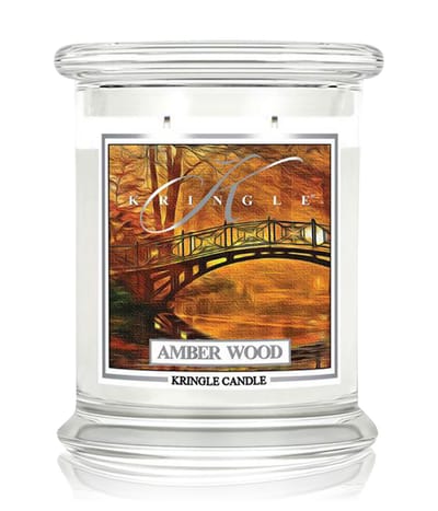 Kringle Candle Amber Wood Duftkerze 1 Stk 846853078014 base-shot_de
