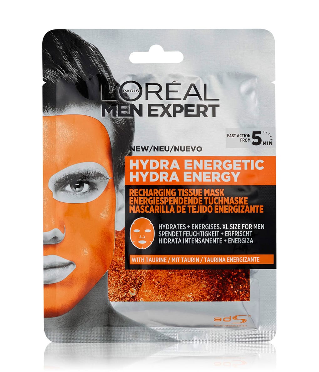 L'Oréal Men Expert Hydra Energy Tuchmaske 30 g 3600523704378 base-shot_de